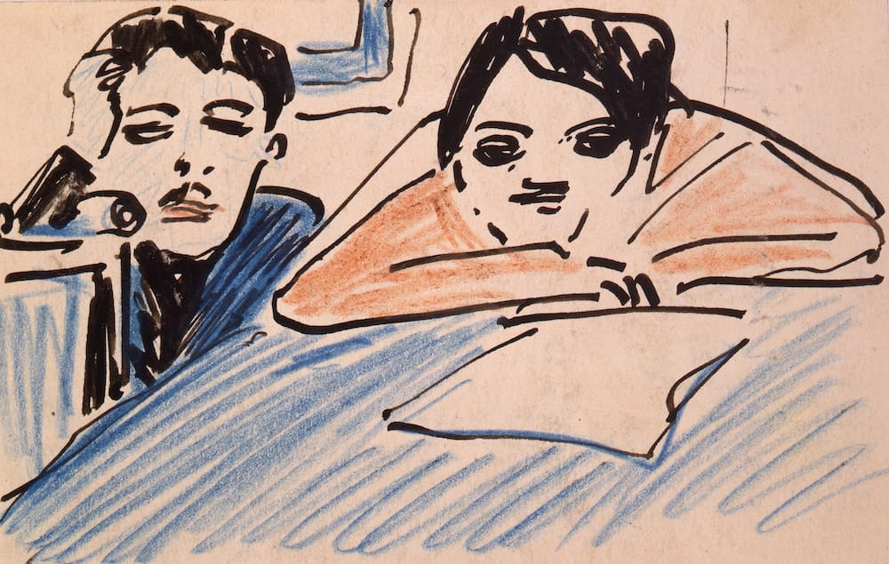 Ernst Ludwig Kirchner, Emmy und Hans Frisch, 1909, Sammlung Altonaer Museum