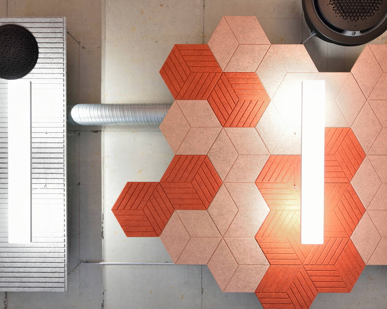 Akustikoptimiertes Open Office