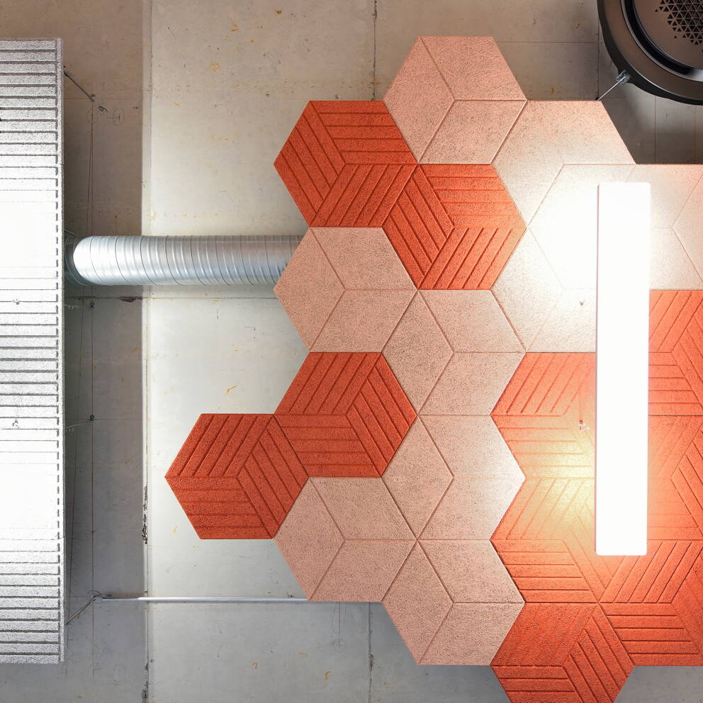 Akustikoptimiertes Open Office