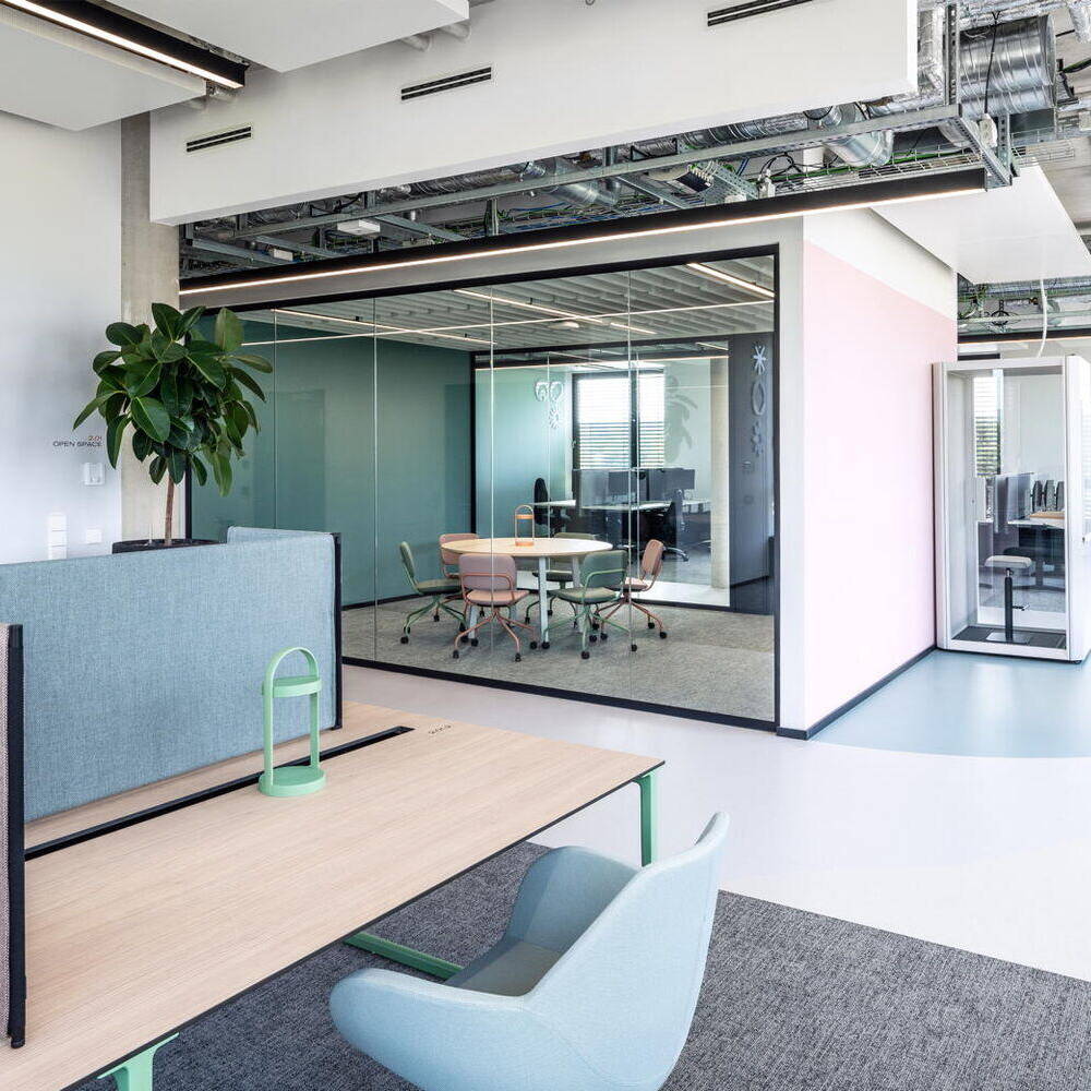 inspirierende Arbeitsumgebung